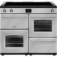 Belling 444444143 100cm Farmhouse 100Ei Range Cooker in Silver Inducti