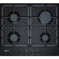 Neff T26DS49S0 N70 60cm 4 Burner Gas Hob in Black Cast Iron Supports