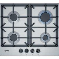 Neff T26DS49N0 N70 60cm 4 Burner Gas Hob St Steel Cast Iron Supports