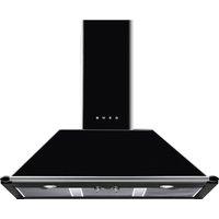 Smeg KT100BLE 100cm Victoria Chimney Hood in Black 3 Speed Fan Plus In