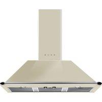 Smeg KT100PE 110cm Victoria Chimney Hood in Cream 3 Speed Fan Plus Int