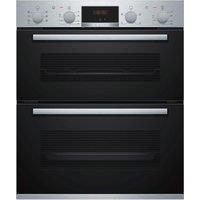 Bosch NBS533BS0B Series 4 Built Under Electric Double Oven in St Steel