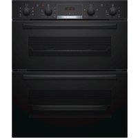 Bosch NBS533BB0B Series 4 Built Under Electric Double Oven in Black