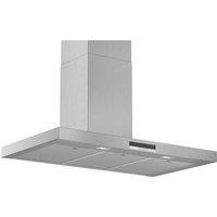 Bosch DWB96DM50B Series 4 90cm Bevelled Box Chimney Hood Brushed Steel