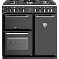 Stoves 444444435 90cm Wide Richmond Duel Fuel Range Cooker in Black