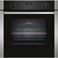 Neff B1ACE4HN0B N50 Built In Electric Single Oven in Black with Stainl