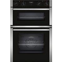 Neff U1ACE5HN0B N50 Built In CircoTherm Plus Double Oven Black St Stee