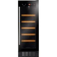 CDA FWC304BL 30cm Freestanding Wine Cooler in Black 20 Bottle