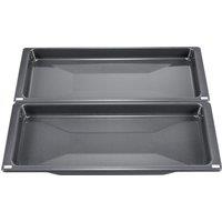 Bosch HEZ530000 Two Piece Slim Pan Set For Series 6 And Series 4 Ovens