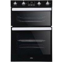 Belling BI902FPBLK Built In Electric Double Oven in Black Programmable