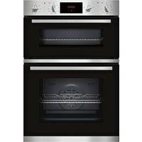 Neff U1GCC0AN0B N30 60cm Built In Electric Double Oven in Black with S