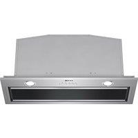Neff D57ML67N1B N90 70cm Canopy Hood in Stainless Steel Black Glass