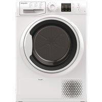 Hotpoint NTM1081WK 8kg Heat Pump Condenser Dryer in White A Rated