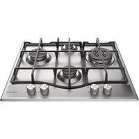 Hotpoint PCN641TIXH 60cm 4 Burner Gas Hob in St Steel Triple Wok Burne