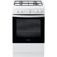 Indesit IS5G1KMW 50cm Single Oven Gas Cooker in White 59 Litres