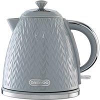 Daewoo SDA1820GE ARGYLE Cordless Jug Kettle Light Grey 1 7L 3kW