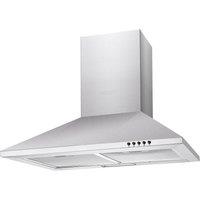 Candy CCE60NX 60cm Chimney Hood in Stainless Steel 3 Speed Fan