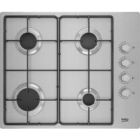 Beko CIHYG21SX 60cm 4 Burner Gas Hob in Stainless Steel