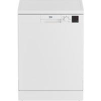 Beko DVN05C20W 60cm Dishwasher in White 13 Place Setting E Rated