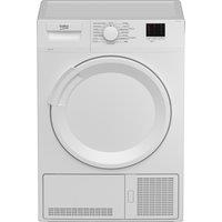 Beko DTLCE80041W 8kg Condenser Dryer in White B Rated Sensor