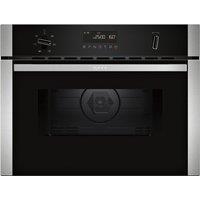 Neff C1AMG84N0B N50 Built In Microwave Oven in Black with Stainless St