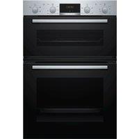 Bosch MHA133BR0B Series 2 Built In Double Oven in Brushed Steel