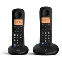 BT 090662 BT Everyday Cordless Phone in Black Twin Handset