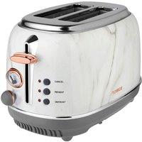 Tower T20016WMRG Bottega 2 Slice Toaster Marble Rose Gold