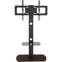 TTAP FS1 BLK Pedestal Floor Stand with Shelf in Black