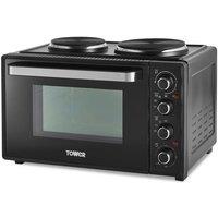 Tower T14044 32L Table Top Compact Cooker Black Solid Plate