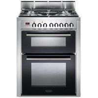 Delonghi DDC707DF 70cm Modern Double Oven Duel Fuel Cooker in St Steel