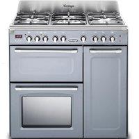 Delonghi D3VR908DFSLA 90cm Wide Vintage Duel Fuel Range Cooker in Slat