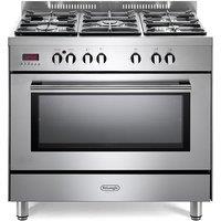 Delonghi DSR917DFM 90cm Wide Modern Duel Fuel Range Cooker in Stainles