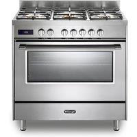 Delonghi DSR927DFX 90cm Wide Space Dual Fuel Range Cooker in Stainless