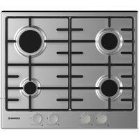 Hoover HHW6BRMX 60cm 4 Burner Gas Hob in Stainless Steel