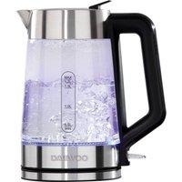 Daewoo SDA2102GE Easy Fill Illuminated Glass Kettle 1 7L 3kW