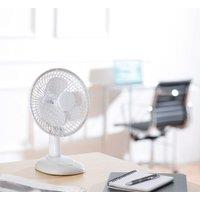 Fine Elements COL1026WK 6 Inch Desk Fan in White