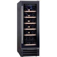 Hoover HWCB30UKN 30cm Freestanding Wine Cooler in Black 20 Bottles