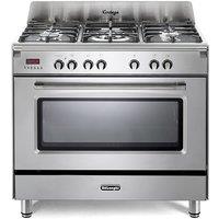 Delonghi DVRS916DFSS 90cm Wide Vintage Dual Fuel Range Cooker in Stain