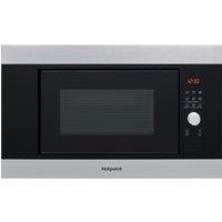 Hotpoint MF20GIXH Built In Microwave Oven Grill in St Steel 800W 20L