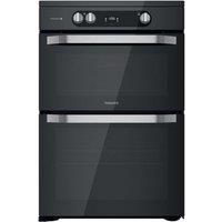Hotpoint HDM67I9H2CB 60cm Double Oven Electric Cooker in Black Inducti