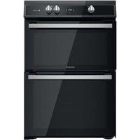 Hotpoint HDT67I9HM2C 60cm Double Oven Electric Cooker in Black Inducti