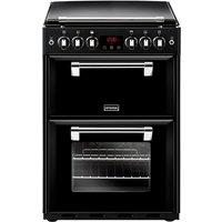 Stoves 444444726 60cm Richmond Double Oven Gas Cooker Black 4kW PowerW