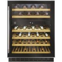 Hoover HWCB60UKN 60cm Integrated Dual Zone Wine Cooler Black 46 Bottle