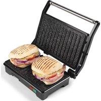 Salter EK2384MG MegaStone Fold Out Health Grill Panini Maker Black