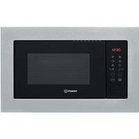 Indesit MWI125GXUK Built In Microwave Oven Grill in St Steel 25L 900W