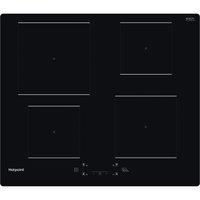 Hotpoint TQ1460SNE 59cm Induction Hob in Black Glass