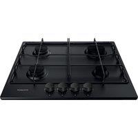 Hotpoint PPH60PFNB 60cm 4 Burner Gas Hob in Black Mulitflame