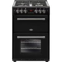 Belling 444444717 60cm Farmhouse 60G Double Oven Gas Cooker in Black
