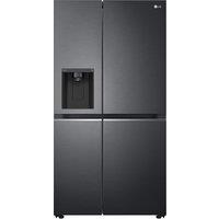 LG GSLV70MCTF American Fridge Freezer in Matt Black with Ice Water Plu